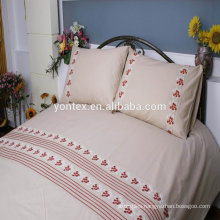 Embroidery bedding set